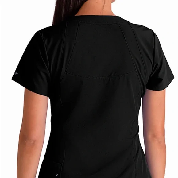 Black Scrub Top- S - Picture 4 of 6